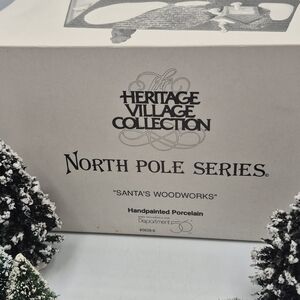 Dept 56 North Pole Series Santas Woodworks